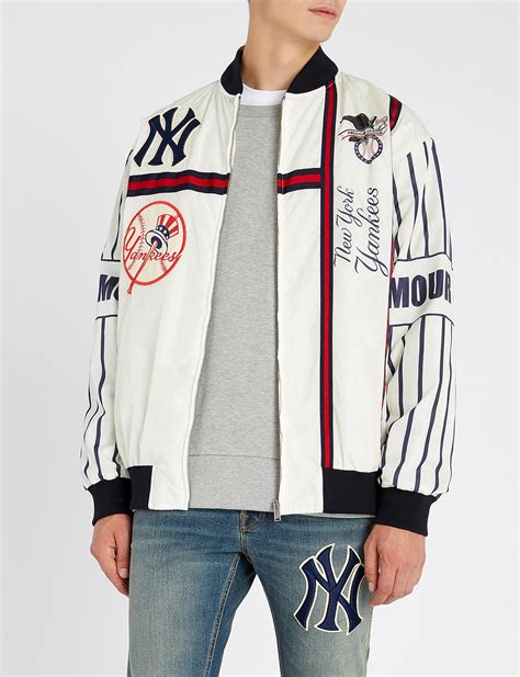 gucci yankees coat|Gucci new york yankee hat.